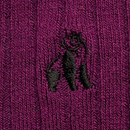 Deep Purple Bamboo Socks Socks Swole Panda