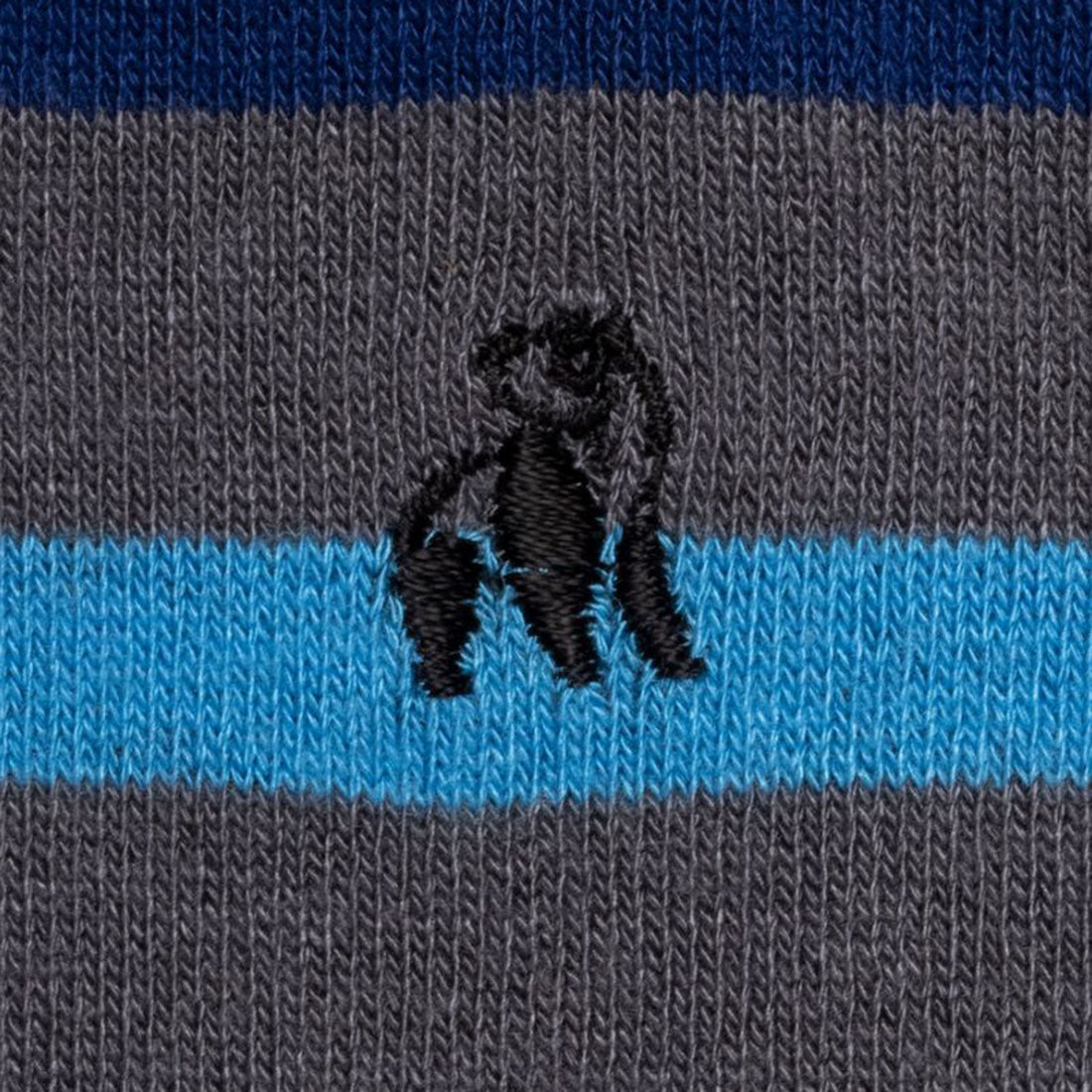 Grey Small Striped Bamboo Socks Socks Swole Panda