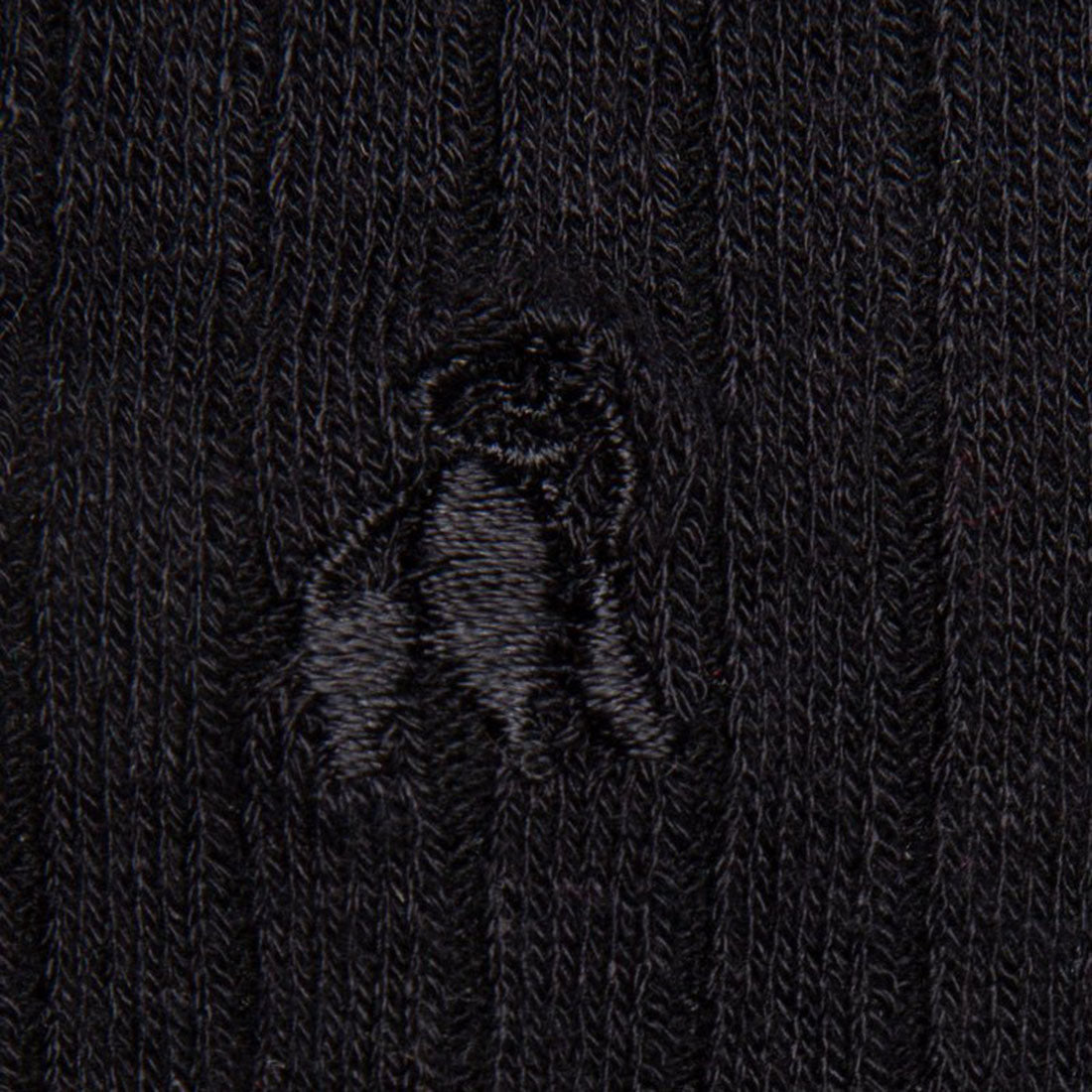 Jet Black Bamboo Socks (Comfort Cuff) Socks Swole Panda