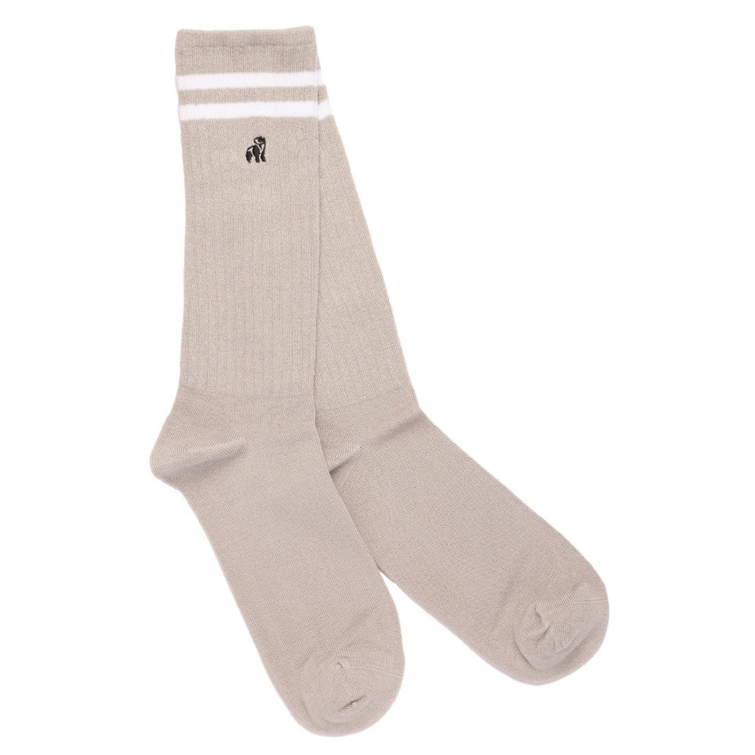 Light Grey Athletic Bamboo Socks Socks Swole Panda