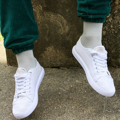 Light Grey Athletic Bamboo Socks Socks Swole Panda