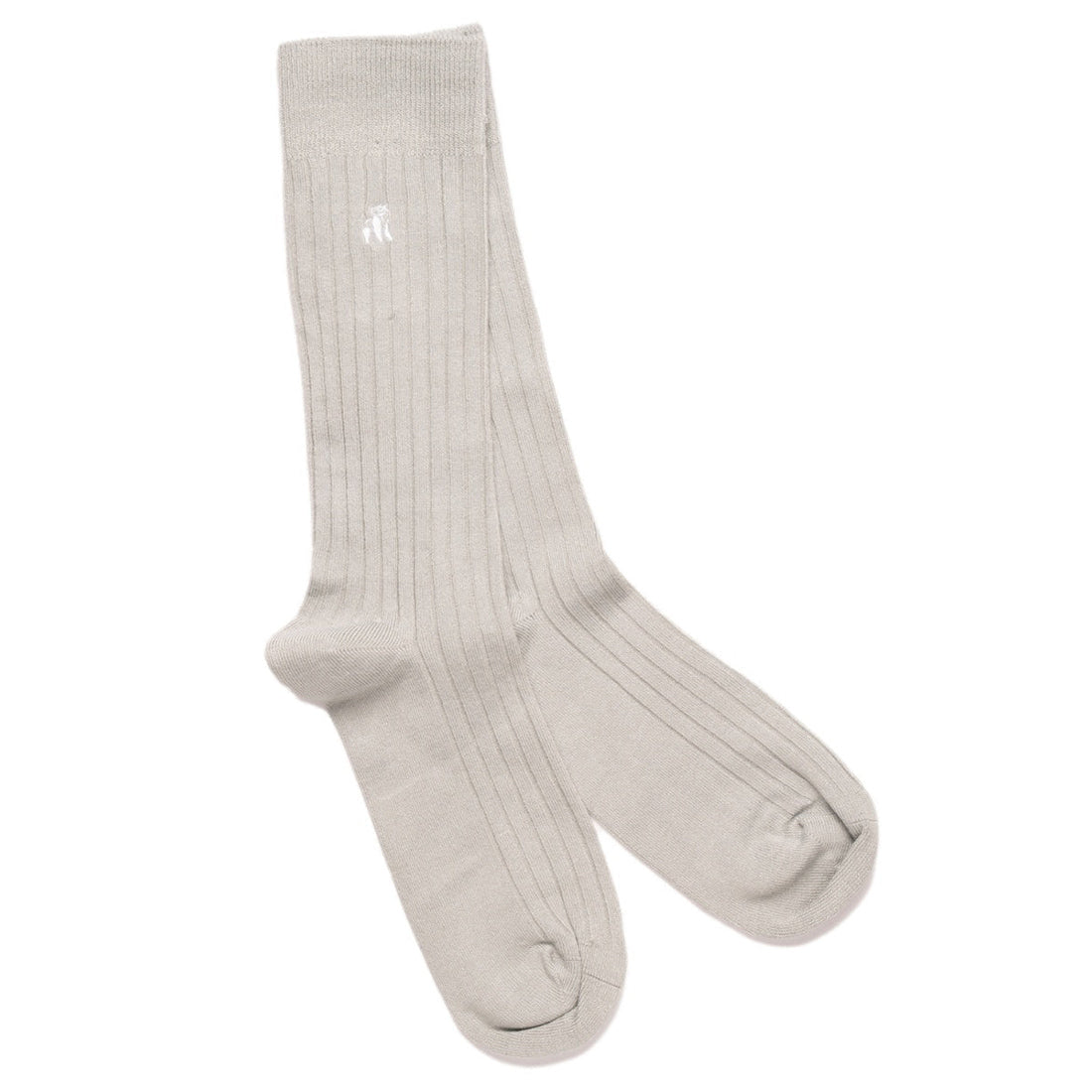 Light Grey Bamboo Socks Socks Swole Panda