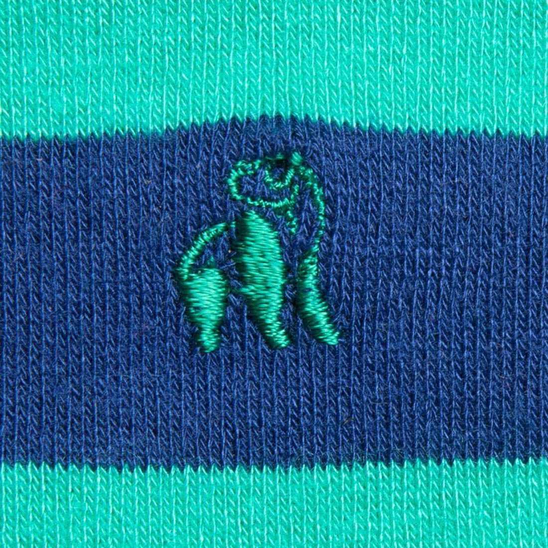 Lime Green Striped Bamboo Socks Socks Swole Panda