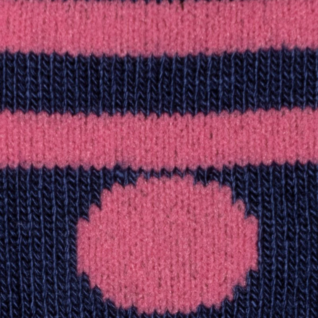 Navy and Pink Polka Dot Bamboo Socks Socks Swole Panda