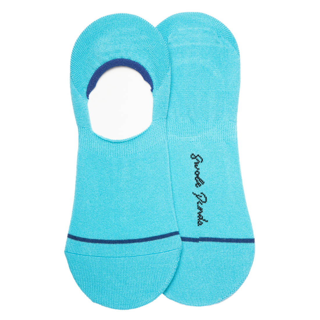 Neon Blue "No-Show" Bamboo Socks Socks Swole Panda UK 4-7 (US 5-7.5 / EU 37-40)