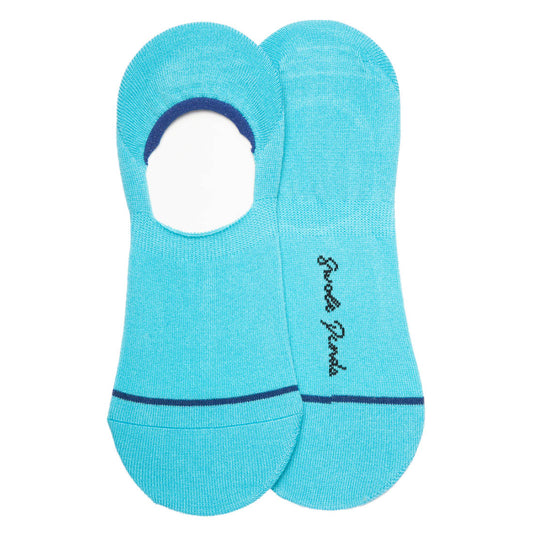 Neon Blue "No-Show" Bamboo Socks Socks Swole Panda UK 4-7 (US 5-7.5 / EU 37-40)