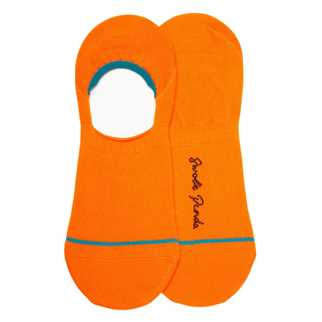 Neon Orange "No-Show" Bamboo Socks Socks Swole Panda UK 4-7 (US 5-7.5 / EU 37-40)