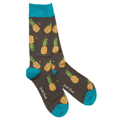 Pineapple Bamboo Socks Socks Swole Panda UK 4-7 (US 5-7.5 / EU 37-40)