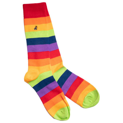 Pride Bamboo Socks Socks Swole Panda UK 4-7 (US 5-7.5 / EU 37-40)