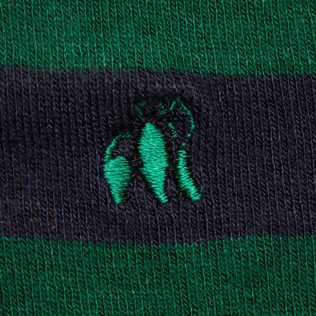 Racing Green Striped Bamboo Socks Socks Swole Panda