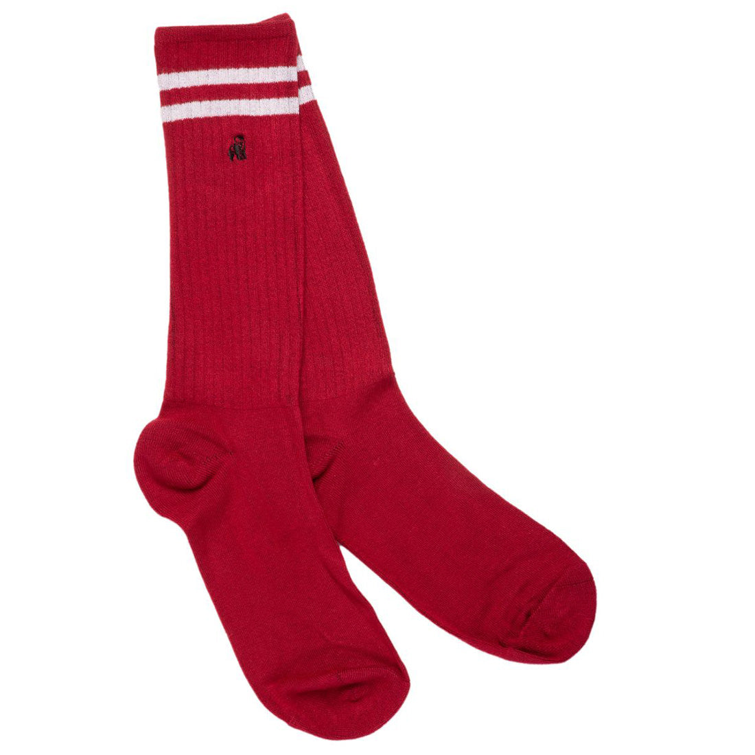 Red Athletic Bamboo Socks Socks Swole Panda UK 7-11 (US 8-12 / EU 40-47)