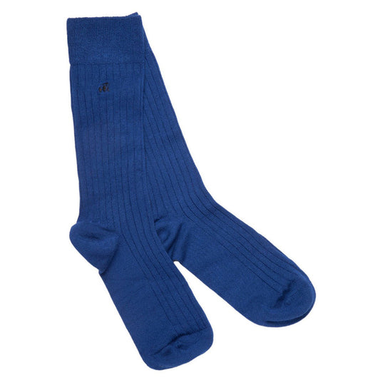 Royal Blue Bamboo Socks Socks Swole Panda UK 4-7 (US 5-7.5 / EU 37-40)