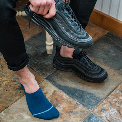 Royal Blue "No-Show" Bamboo Socks Socks Swole Panda