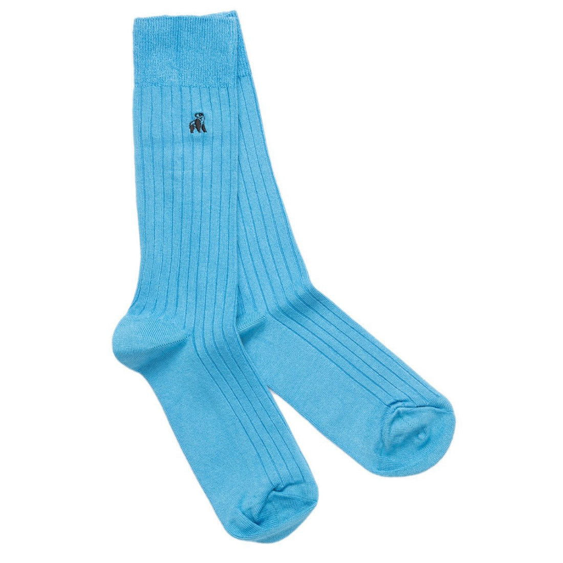 Sky Blue Bamboo Socks Socks Swole Panda