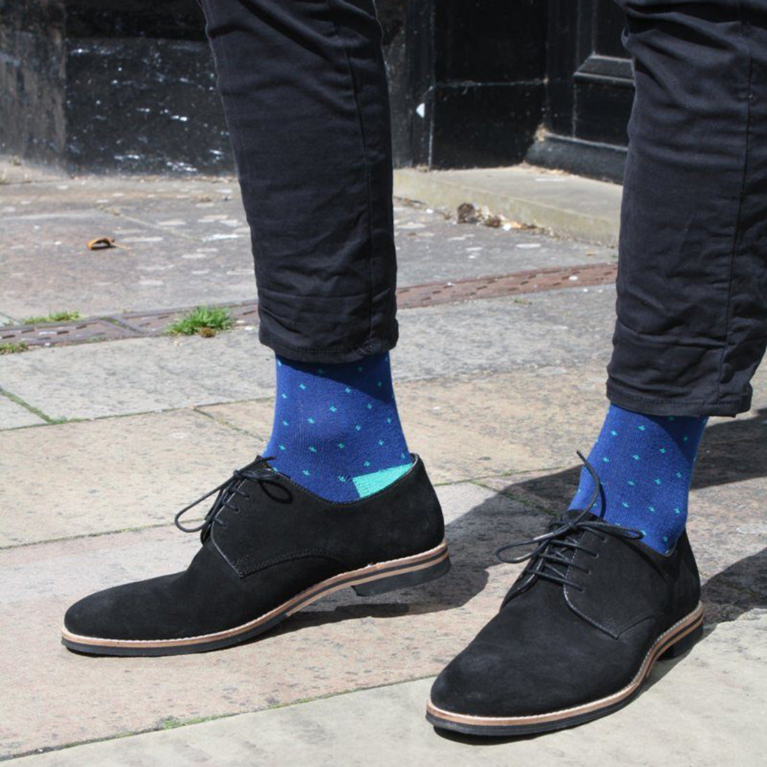 Spotted Green Bamboo Socks Socks Swole Panda