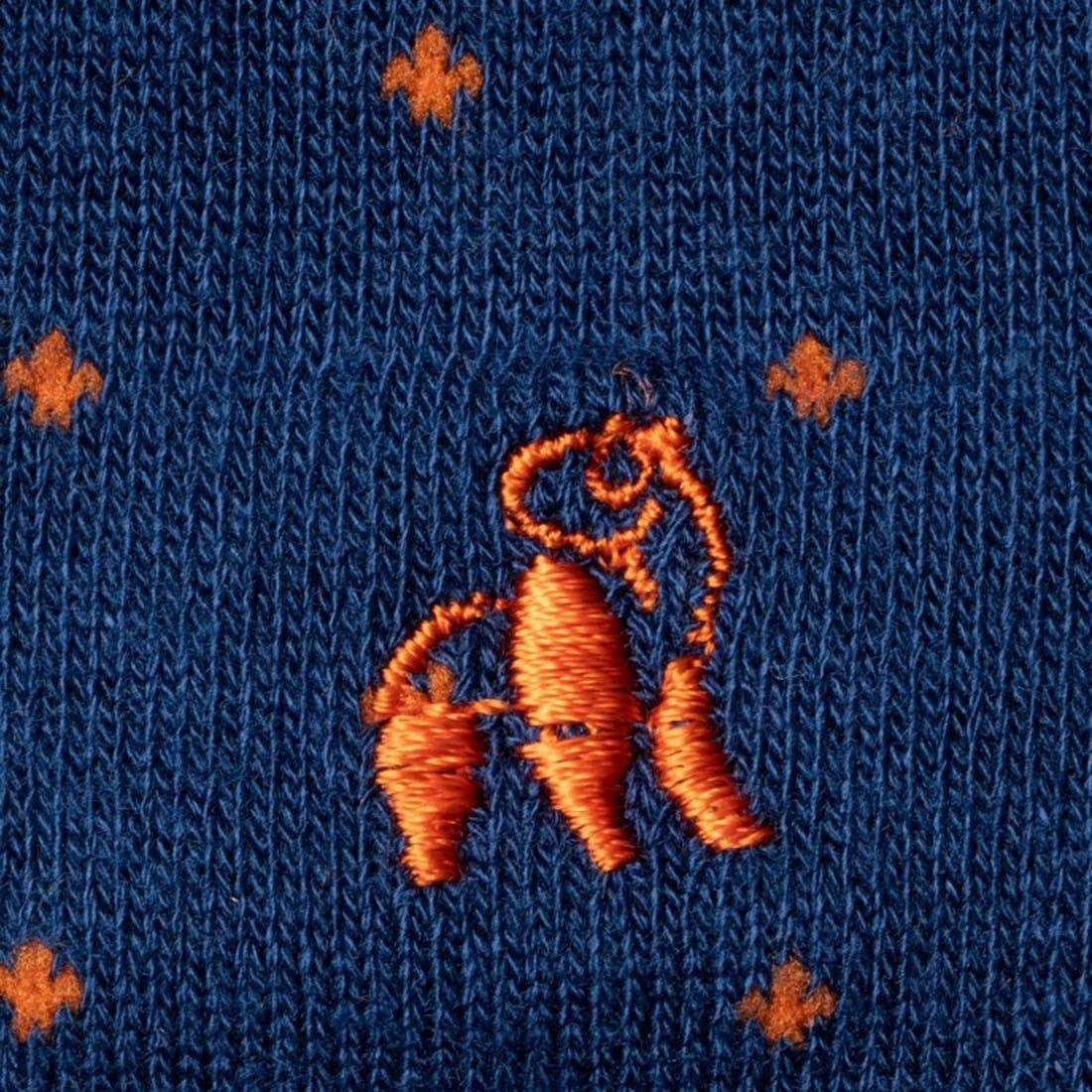 Spotted Orange Bamboo Socks Socks Swole Panda