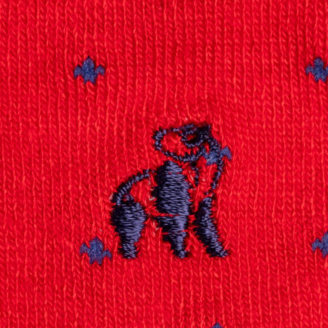 Spotted Red Bamboo Socks Socks Swole Panda