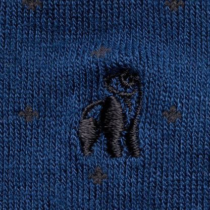 Spotted Royal Blue Bamboo Socks Socks Swole Panda