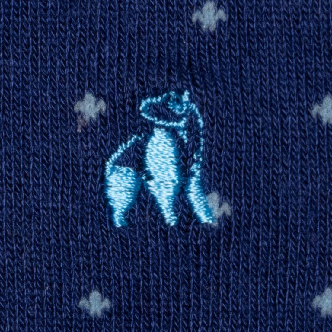Spotted Sky Blue Bamboo Socks Socks Swole Panda