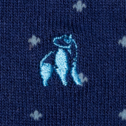 Spotted Sky Blue Bamboo Socks Socks Swole Panda