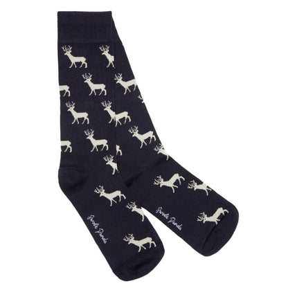 Stag Bamboo Socks Socks Swole Panda