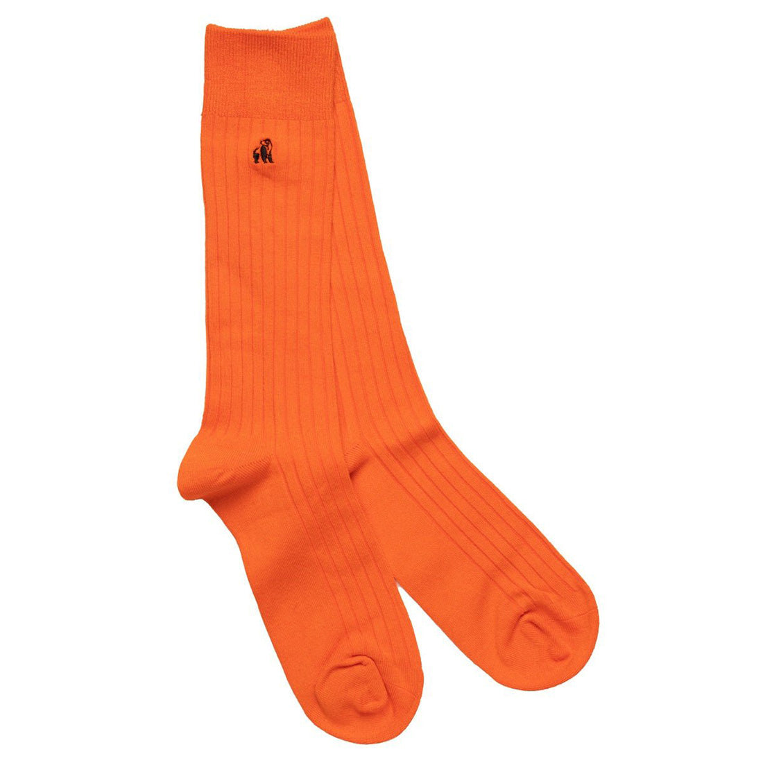 Sustainable Bamboo Socks, Made to Last Socks Swole Panda Orange UK 4-7 (US 5-7.5 / EU 37-40)