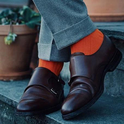 Tangerine Orange Bamboo Socks Socks Swole Panda