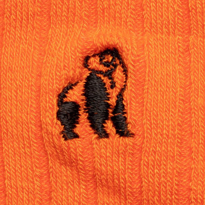 Tangerine Orange Bamboo Socks (Comfort Cuff) Socks Swole Panda