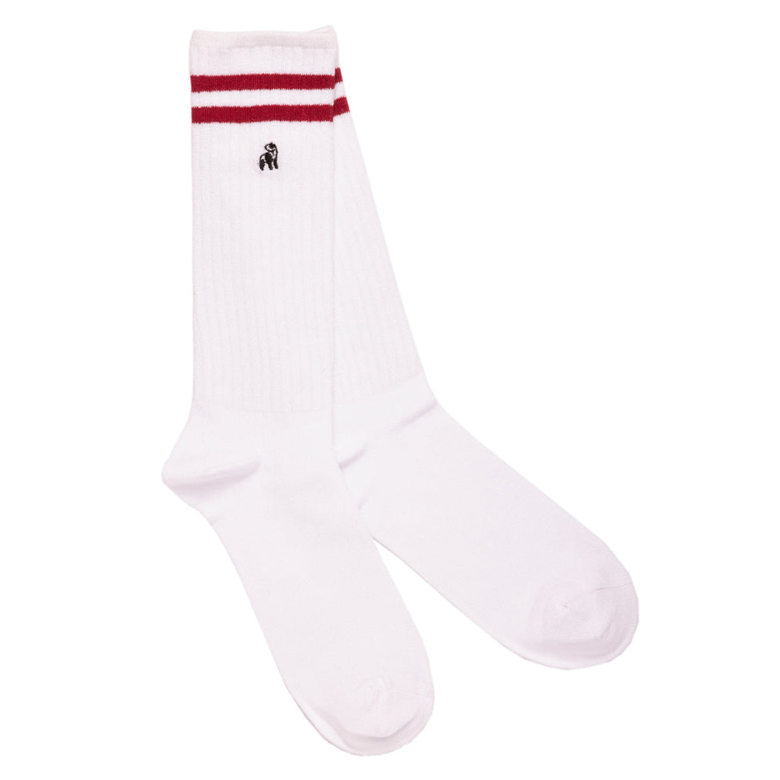 White Athletic Bamboo Socks Socks Swole Panda