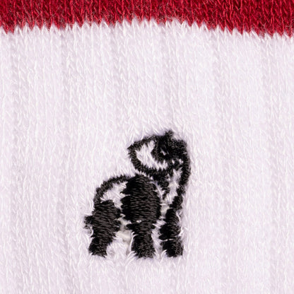 White Athletic Bamboo Socks Socks Swole Panda
