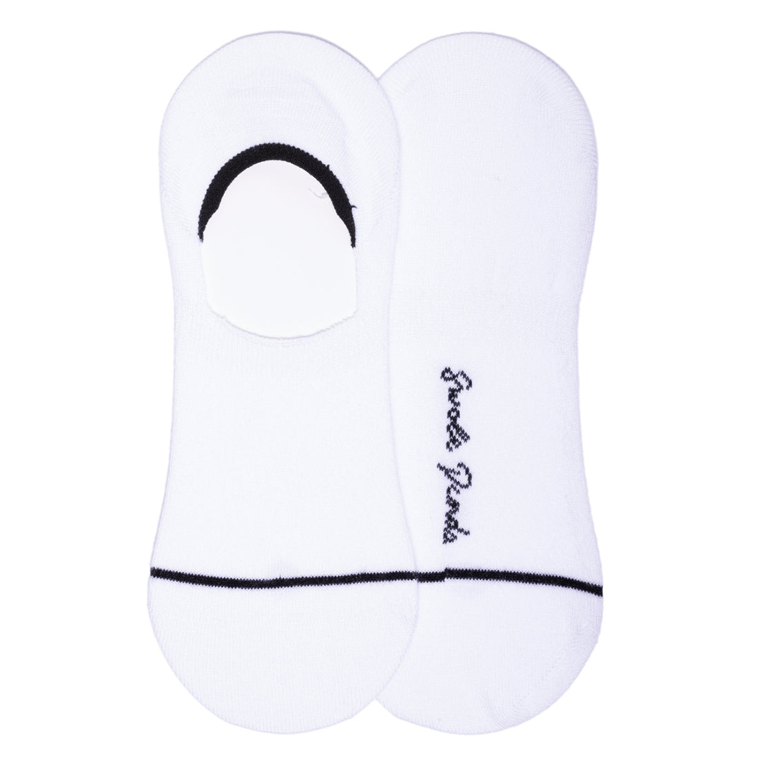 White "No-Show" Bamboo Socks Socks Swole Panda UK 4-7 (US 5-7.5 / EU 37-40)