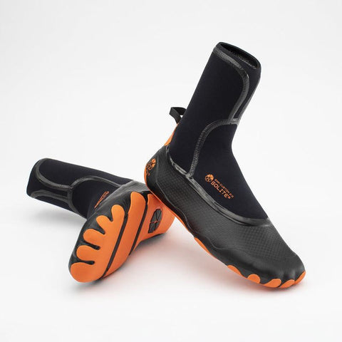 Solite 5mm Custom 2.0 Boots Orange/Black - Bob Gnarly Surf