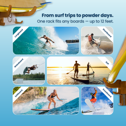 Living in sunshine - the Solo rack surfboard stand Vissla