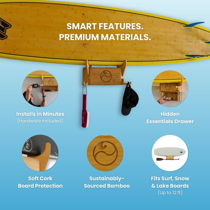 Living in sunshine - the Solo rack surfboard stand Vissla