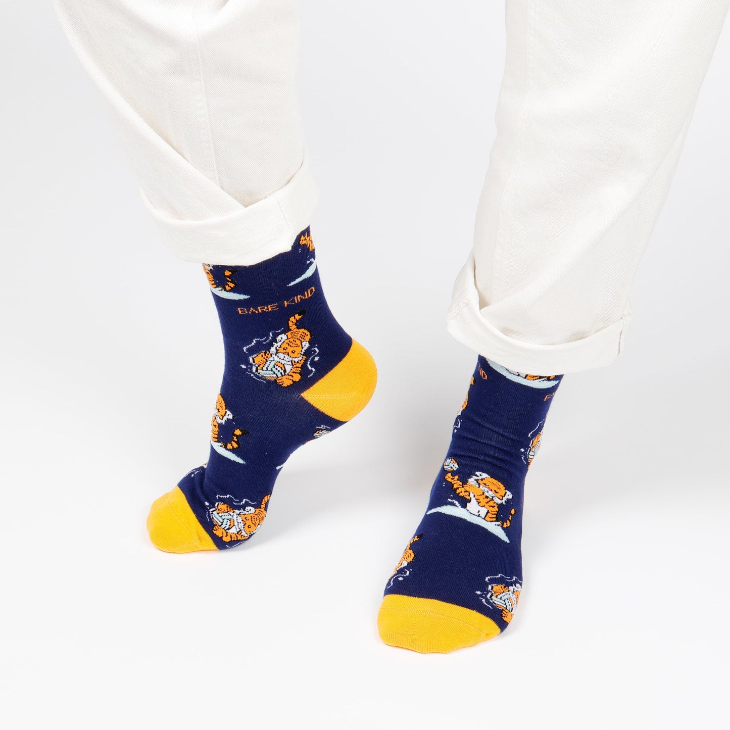 Save the Sport Tiger Bamboo Socks Socks Bare Kind