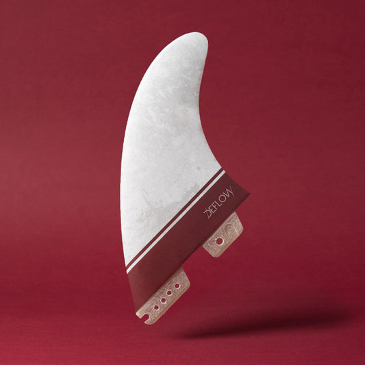 Deflow Supra thrusters shortboard fins Deflow Surf White/Red twin-tab M