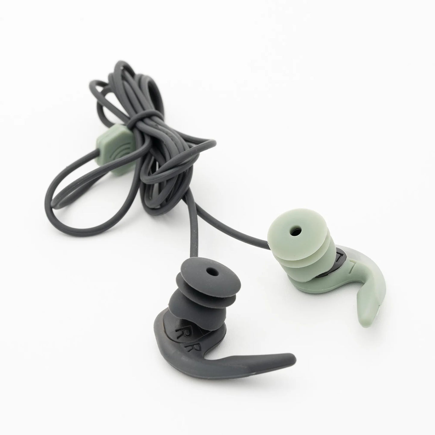 SurfEars 4.0 Earplugs Surfers Ear Protection Kit Black Sage Colour Ear Plugs SurfEars