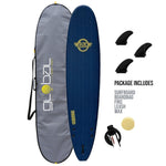 Surfworx Banshee Blue Longboard Soft Surfboard 9ft 0 Starter Package