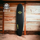 Surfworx Banshee Mini Mal Soft Surfboard Limited Edition 7ft 6 - Black - Bob Gnarly Surf