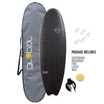 Surfworx Pro-Line Code Foam Surfboard 5ft 10 Black Package