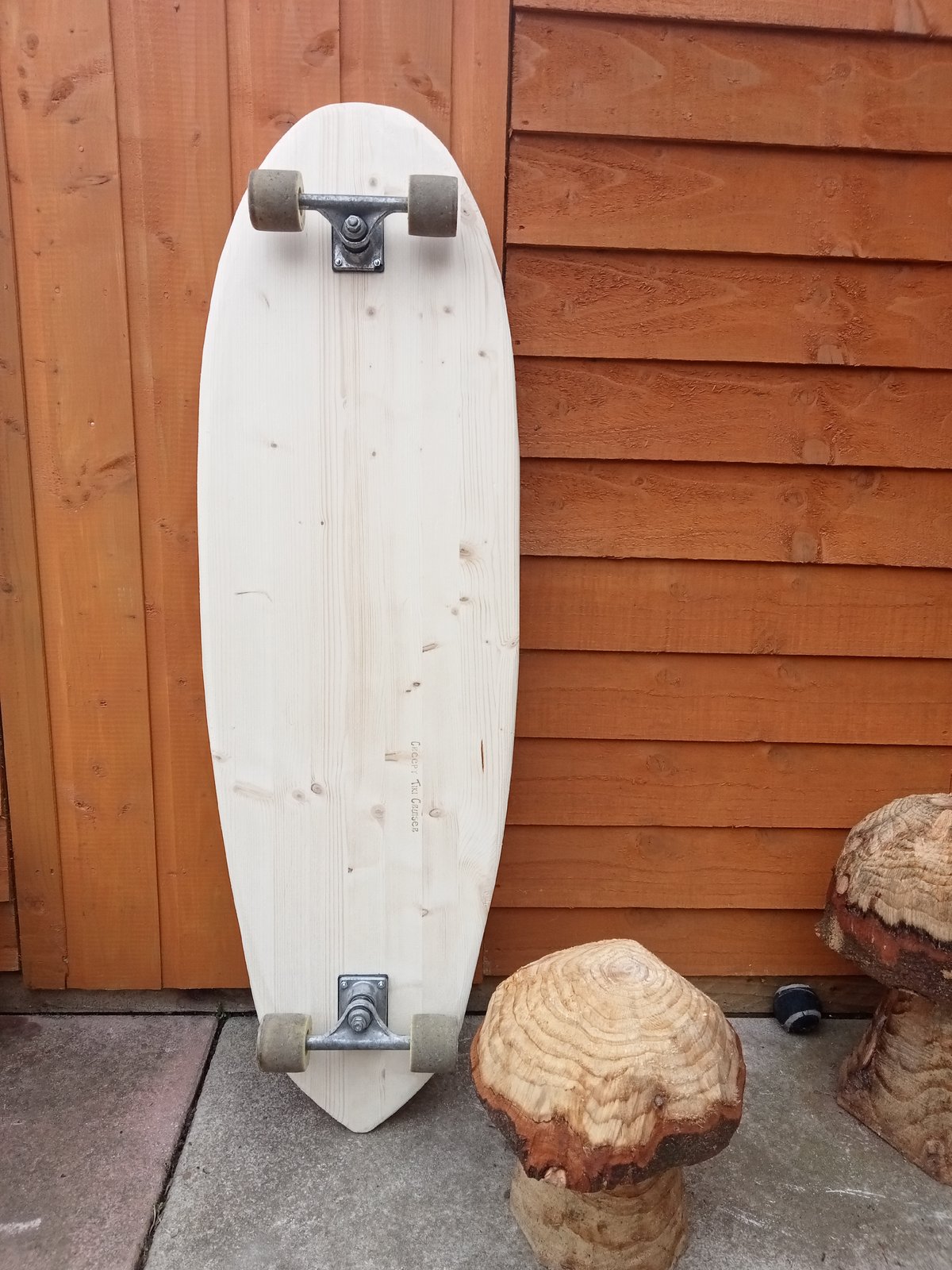 Crush Surfboards Creepie Tiki Cruiser Longboard Skateboard