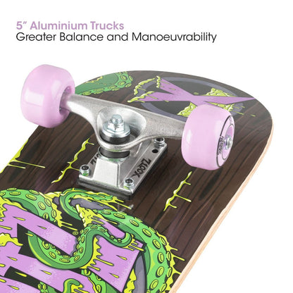 Xootz Doublekick Street Skateboard - Tentacle 31"