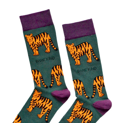 Save the Tigers Bamboo Socks Socks Bare Kind