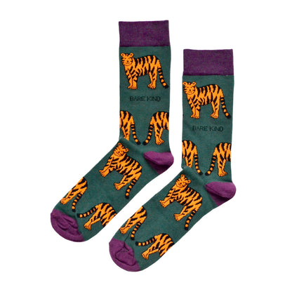 Save the Tigers Bamboo Socks Socks Bare Kind