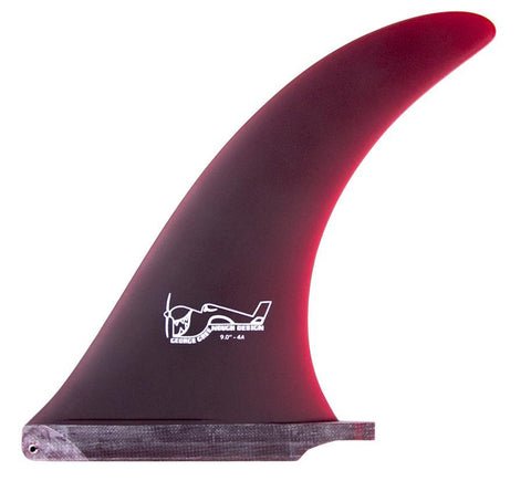 True Ames Greenough 4-A Single Fin Red - Bob Gnarly Surf