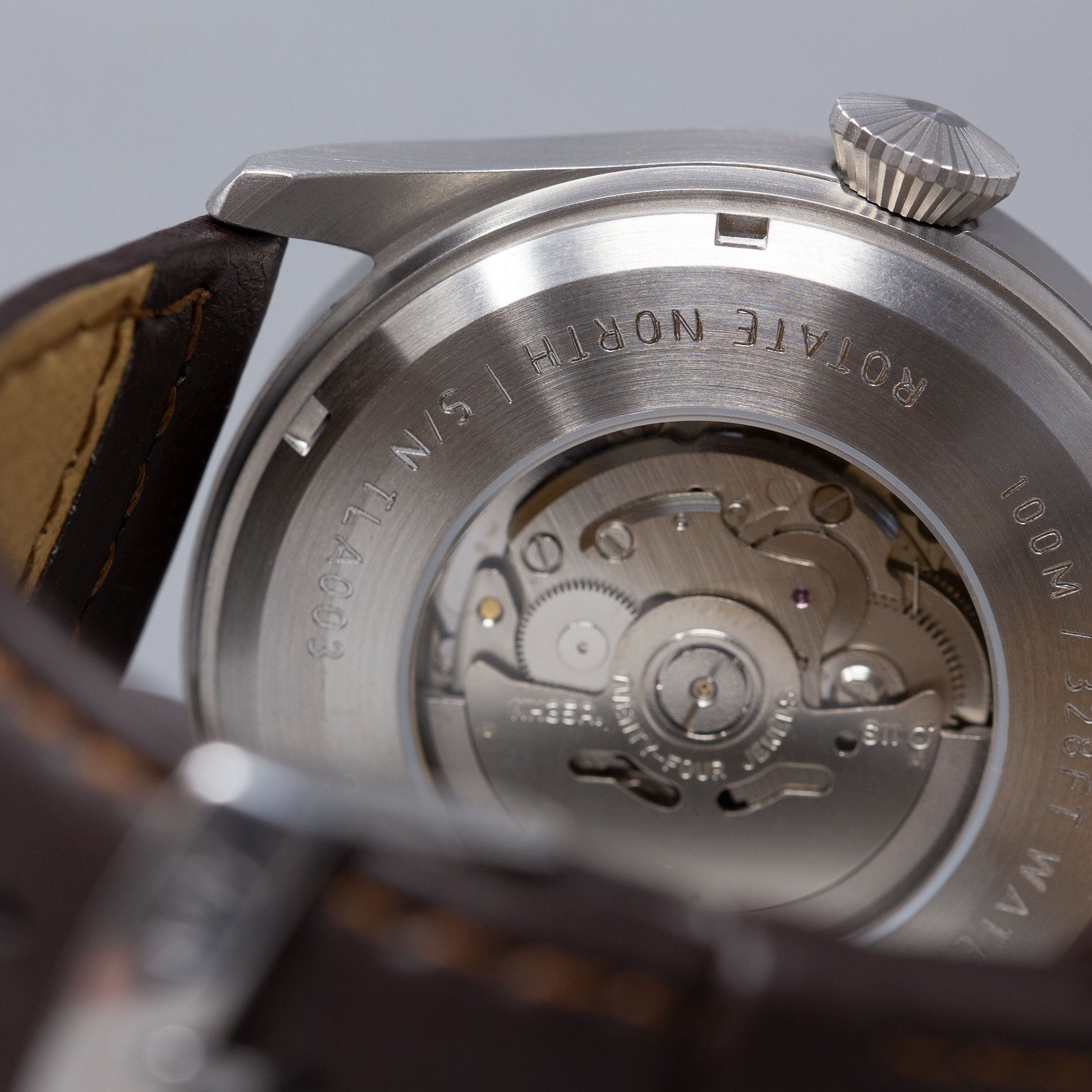 'Turbulence' Cat.1 Aviator's Watch (46mm) | Pullman Brown Watches Rotate North
