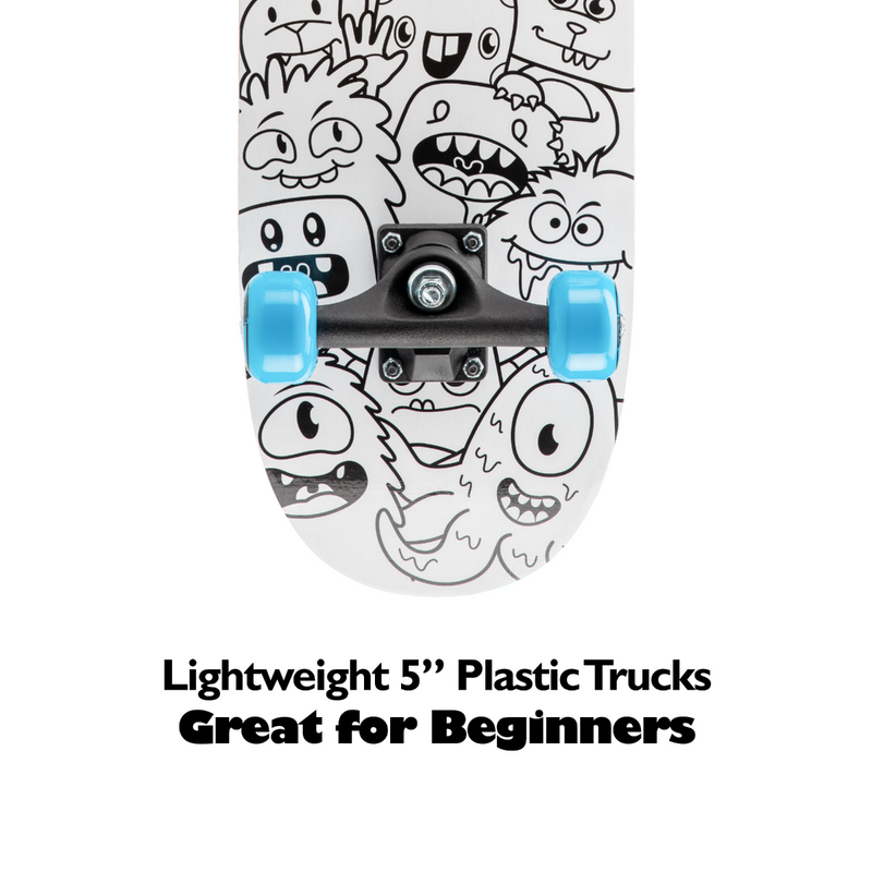 Xootz Doublekick Street Skateboard - Sketch Ya Deck 28" Skateboards Xootz