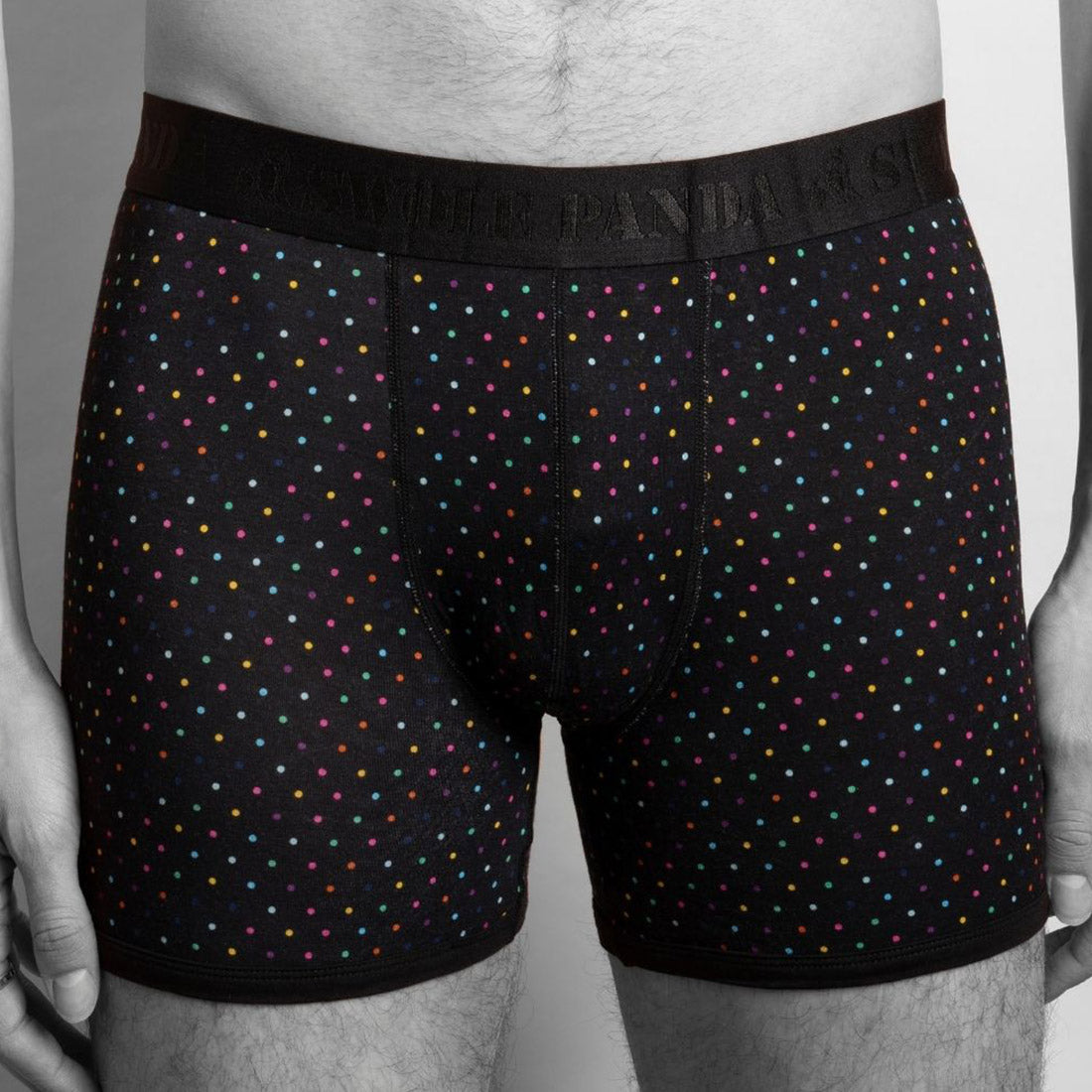 Bamboo Boxers - Multi-Coloured Dots Underwear Swole Panda