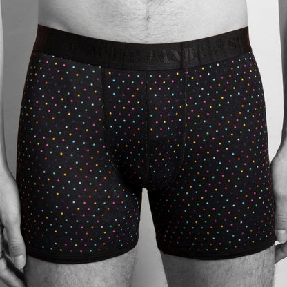 Bamboo Boxers - Multi-Coloured Dots Underwear Swole Panda