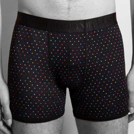 Bamboo Boxers - Multi-Coloured Dots Underwear Swole Panda
